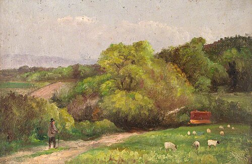 From the North Side of Croham Hurst, Surrey, May 1897, 1897, William Henry Hope