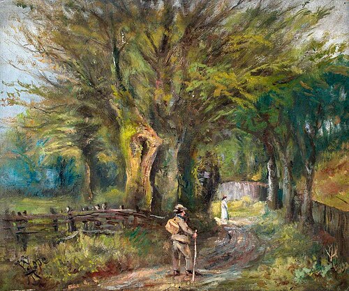 Culvert Lane, Mallards, 1902, William Henry Hope