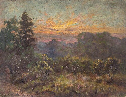 Addington Hills, Croydon, Surrey, July Evening, , William Henry Hope