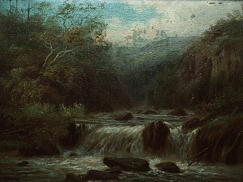 River scene, 1860, William Henry Lewis