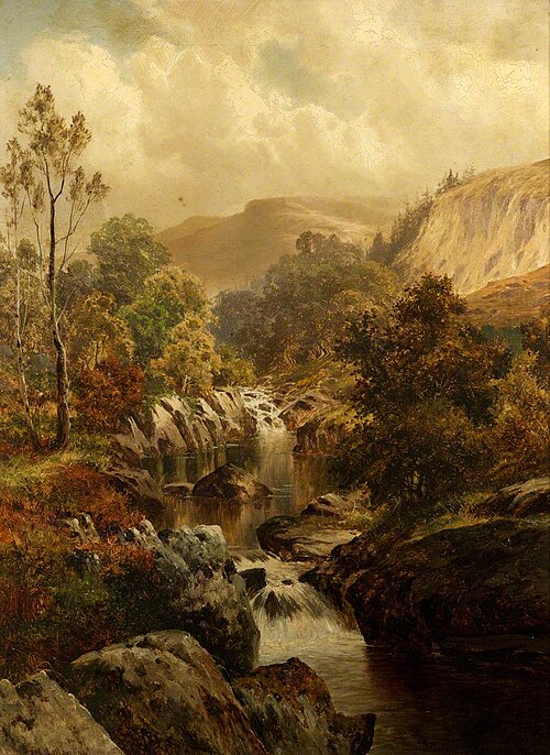 View near Aberystwyth, 1880, William Henry Mander
