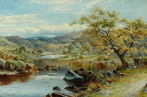 The Lledr Valley, Capel Curig, , William Henry Mander