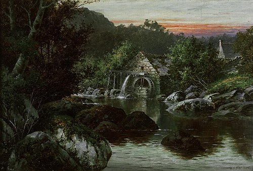 Pandy Mill, Dolgelly, 1880, William Henry Mander