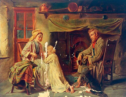 Evening Prayer, 1875, William Henry Midwood