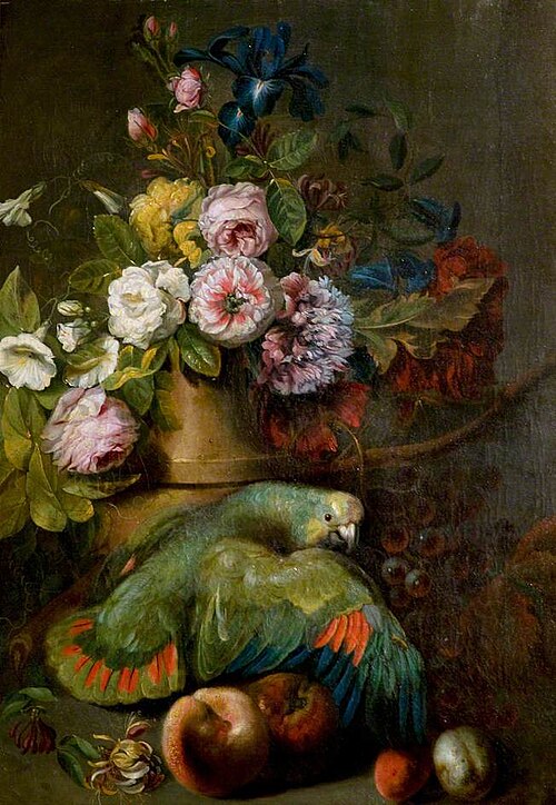 Still Life with Parrot, , William Hilton I