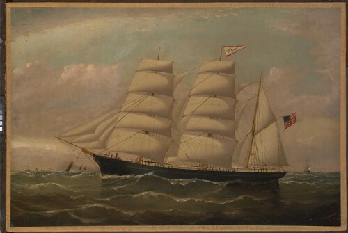 The clipper 'Vermont', 1866, William Howard Yorke