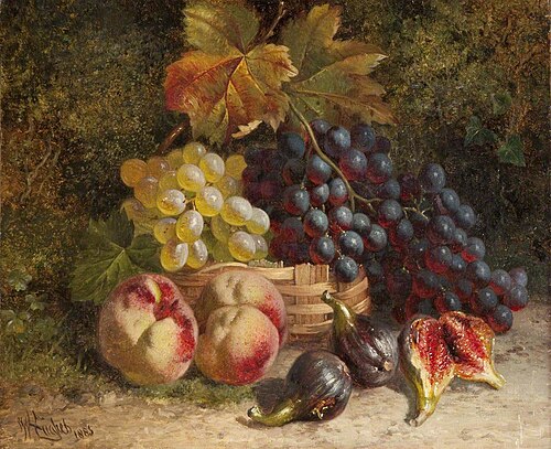 Still Life – Fruit, , William Hughes