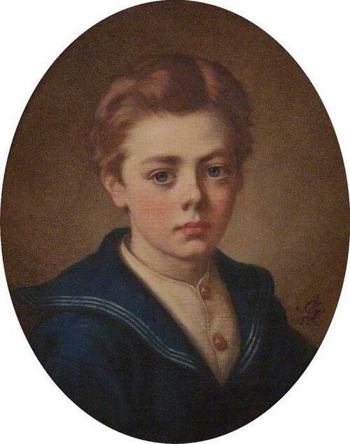 Master C. B. Lee Warner, 1866, Hans Julius Grüder