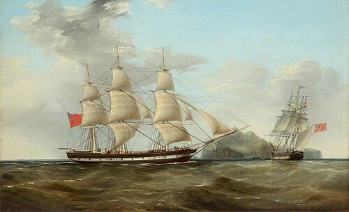 'The Duke' off St Helena, , William Kimmins McMinn