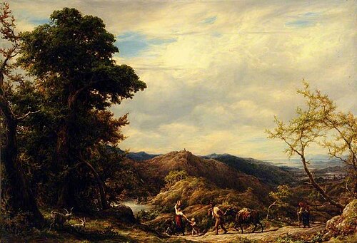 In viaggio, 1875, William Linnell