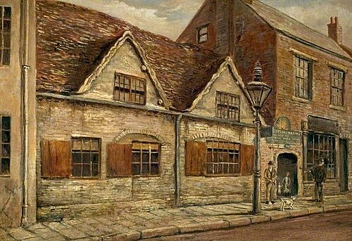 'Old Rising Sun' Inn, Derby, 1886, Raymund Dearn