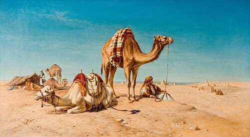A Halt in the Desert, 1867, William Luker