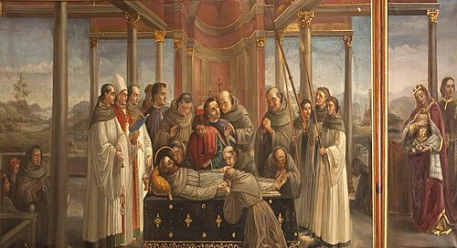 The Death of Saint Francis, 1886, Rebecca Dulcibella Ferrers