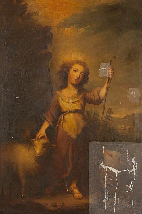 Christ as the Good Shepherd (after Murillo), 1886, Rebecca Dulcibella Ferrers