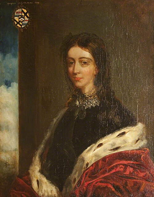 Henrietta Georgiana Marcia Lascelles Iremonger, Lady Chatterton (1806 – 1876), Mrs Edward Heneage De, 1859, Rebecca Dulcibella Ferrers