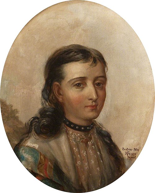 Beatrice Mary Petre, Mrs Henry Ferrers Ferrers (1858-1930), 1900, Rebecca Dulcibella Ferrers