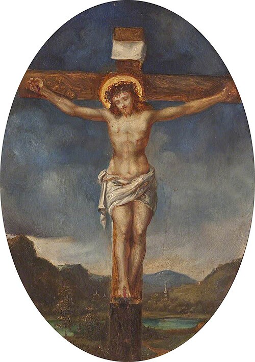 Christ Crucified, 1877, Rebecca Dulcibella Ferrers