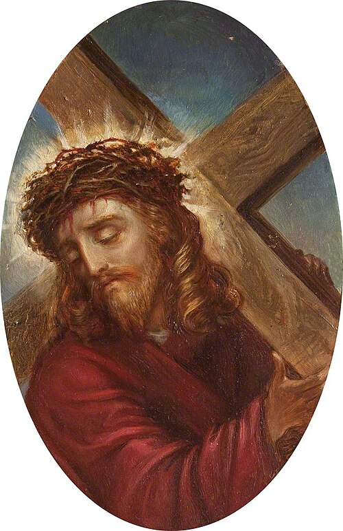 Christ carrying the Cross, 1877, Rebecca Dulcibella Ferrers