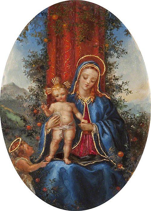 The Virgin and Child with the Infant John the Baptist, 1877, Rebecca Dulcibella Ferrers