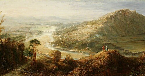 Perth from Moncreiffe Hill, 1846, William Macduff