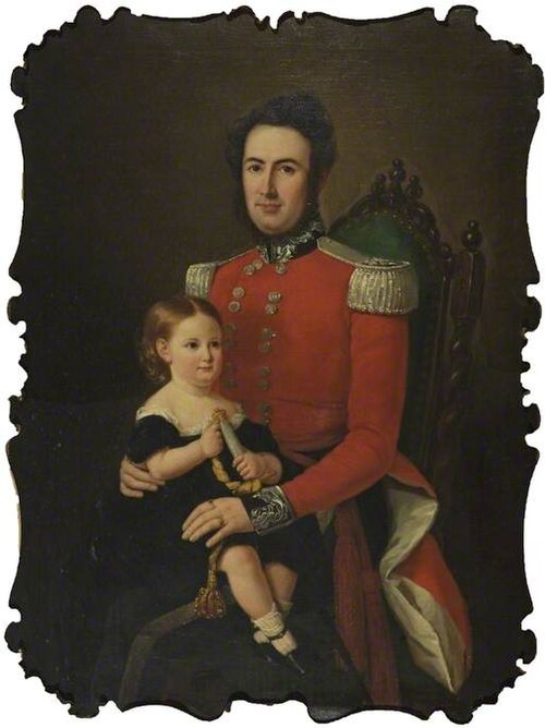 Carteret John William Ellis (1805–1858), JP, Deputy Lieutenant for Cornwall, MA, 1841, Coraly de Fourmond