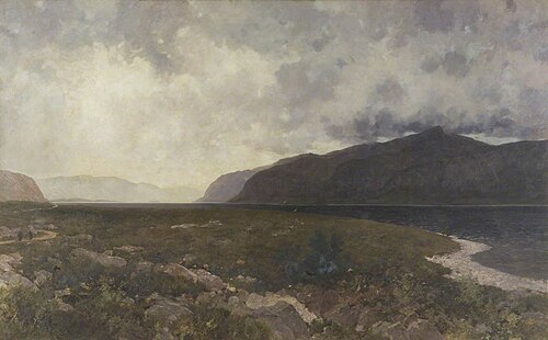 Loch Maree from Grudie Bridge, 1905, William Matthew Hale