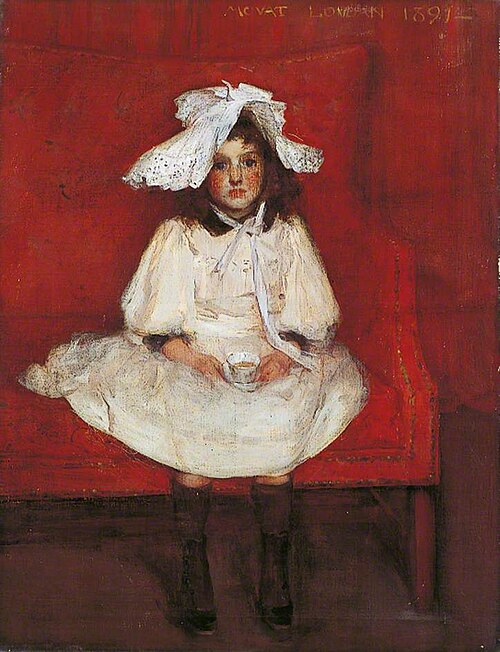 The Red Sofa, 1891, William Mouat Loudan