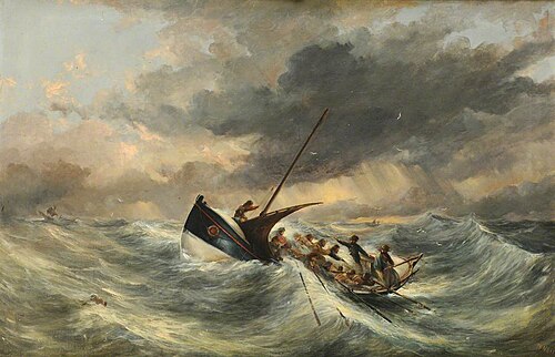 The Girvan Lifeboat, 1876, William Muir
