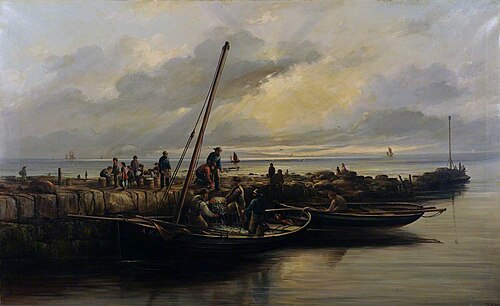 The Old Pier, 1878, William Muir