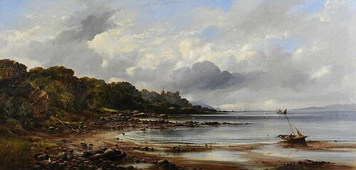 Culzean Castle and Bay, 1879, William Muir