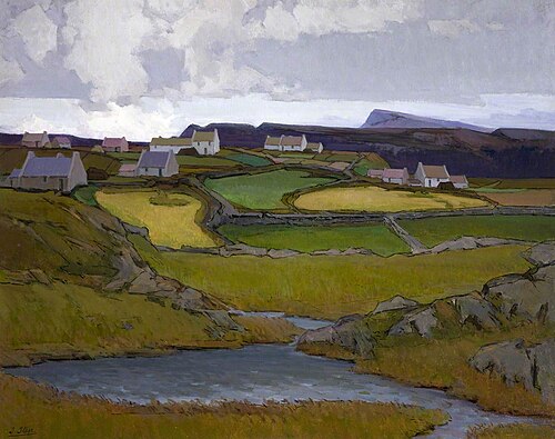 Farmlands, Donegal, 1929, Hans Iten