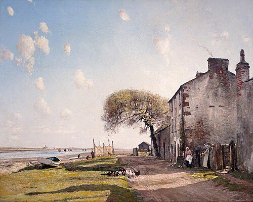 A Lancashire Village, 1908 (Sunderland Point), 1908, William Page Atkinson Wells
