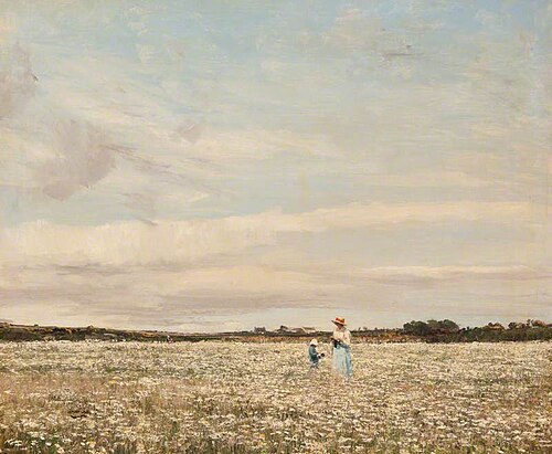 Margeurites in the Meadow, , William Page Atkinson Wells