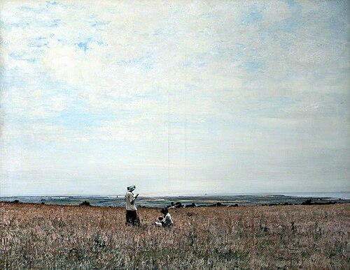 The Fields of Ballacallow, Isle of Man, , William Page Atkinson Wells