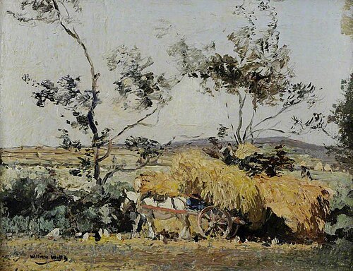 Haymaking, , William Page Atkinson Wells