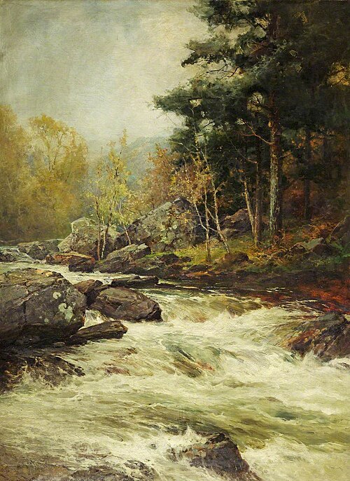 Adown the Vale, Broken by Stones, and O'er a Stony Bed, Rolled the Grey Mountain Stream, , Reginald Smith