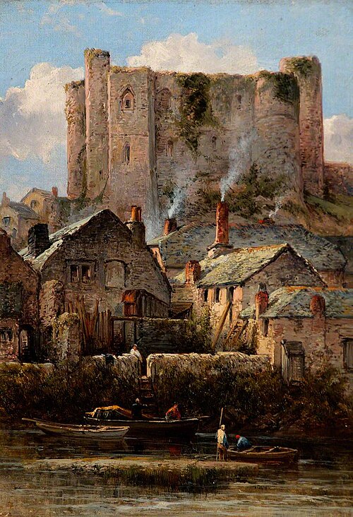 Haverfordwest Castle, South Wales, , William Pitt