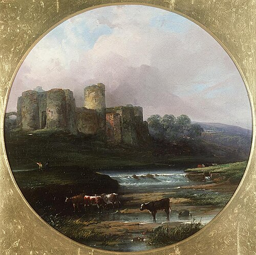 Kidwelly Castle, South Wales, 1851, William Pitt