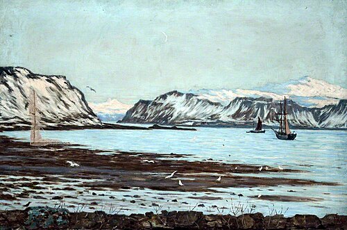 Portree Bay (Winter), 1892, Harold Steward Rathbone