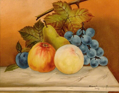 Still Life: Blue Grapes, , William Rayworth