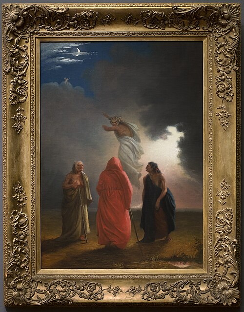 Scene from Macbeth, 1850, William Rimmer