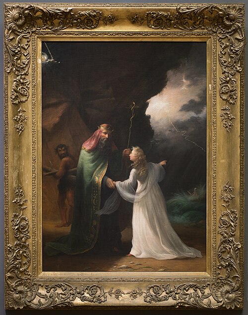 Scene from the Tempest, 1850, William Rimmer
