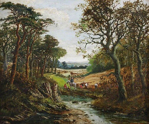 Harvesting in Worcestershire, , William Rodway Barnes