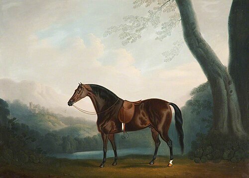 Hunter with a Church on the Hill, 1819, Daniel Clowes