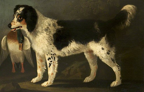 A Retriever with a Dead Duck in a Landscape, 1811, Daniel Clowes
