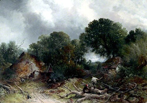 A Surrey Woodland near Ockham Common, , William S. Rose
