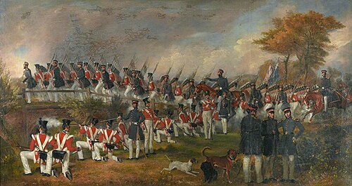 The 6th (1st Royal Warwickshire) Regiment of Foot on Exercise While Stationed at Portsmouth, 1843, Daniel Cunliffe