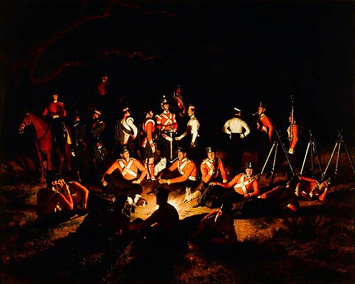 The Camp Fire, 1850, Daniel Cunliffe
