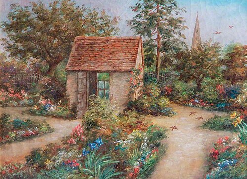 Cowper's Summerhouse, 1907, William Samuel Wright