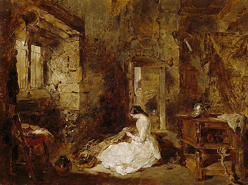 Mending the Tapestry, 1835, Daniel Pasmore I
